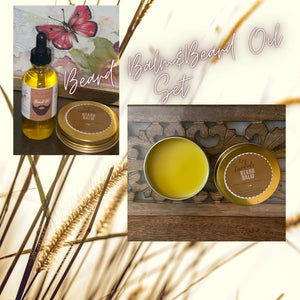 Beard Growth Oil & Beard Balm Set