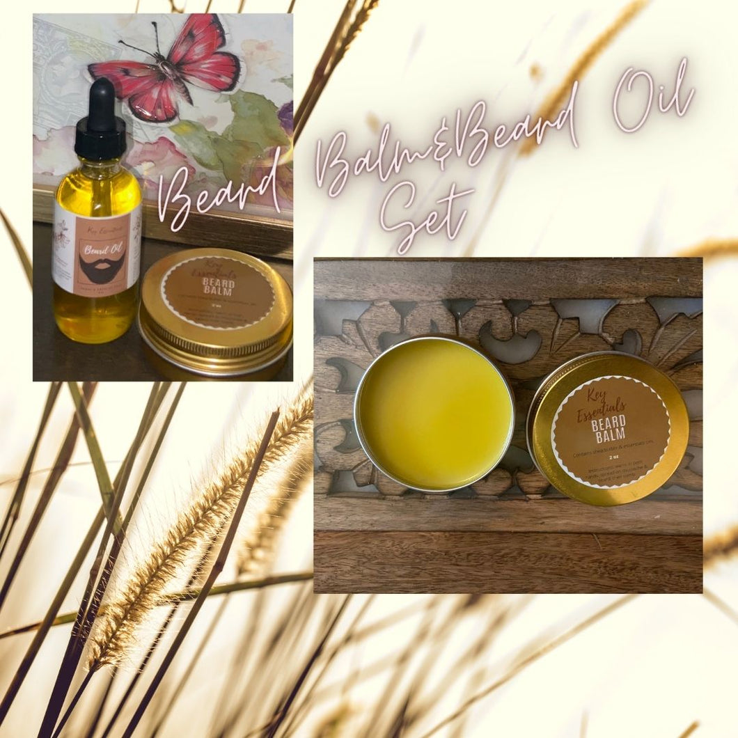 Beard Growth Oil & Beard Balm Set